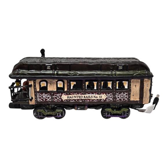 2008 Dept 56 Haunted Rails Dining Car WORKS #805677 10th Anniversary Train - Picture 1 of 7